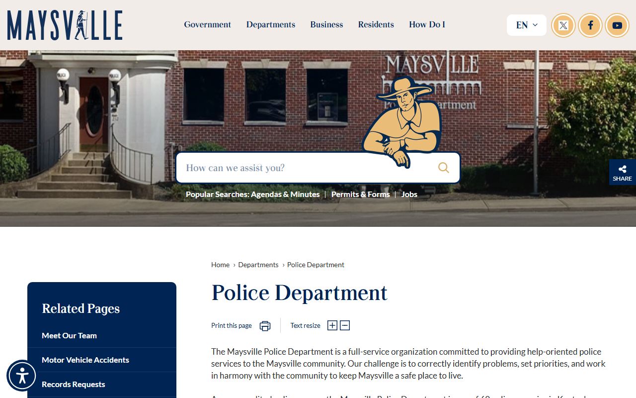 Mason County arrest records Maysville Police Department